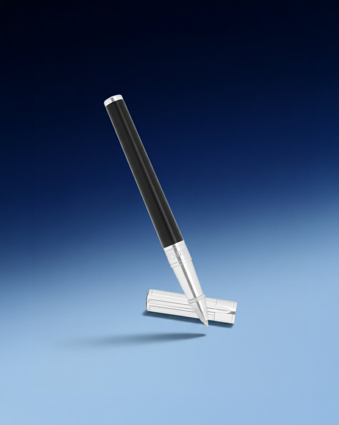 Classique blue ballpoint pen. Luxury writing instrument | S.T.