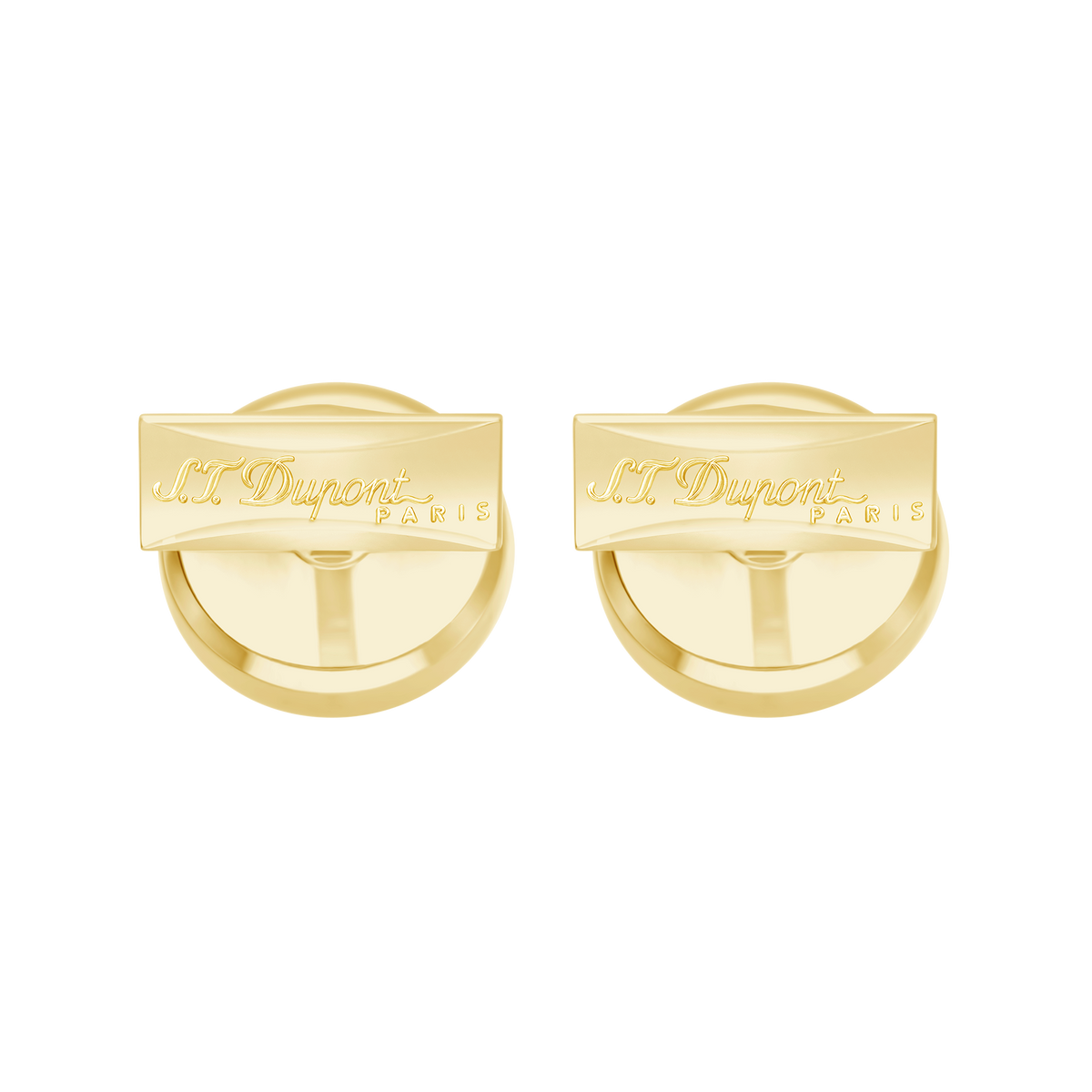 Round cufflink