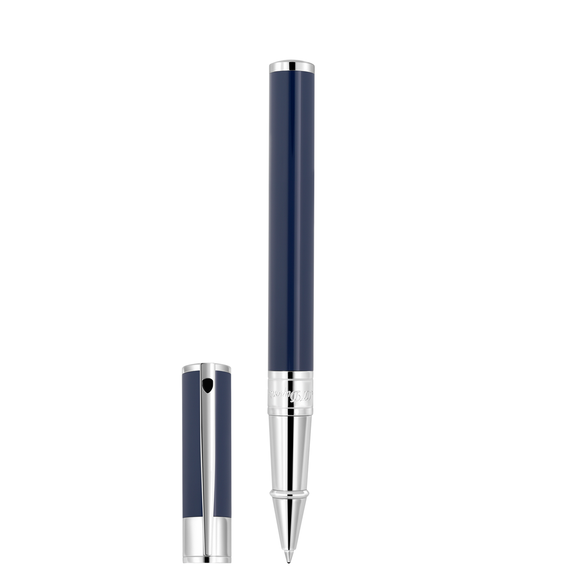 D-Initial Rollerball blue chrome